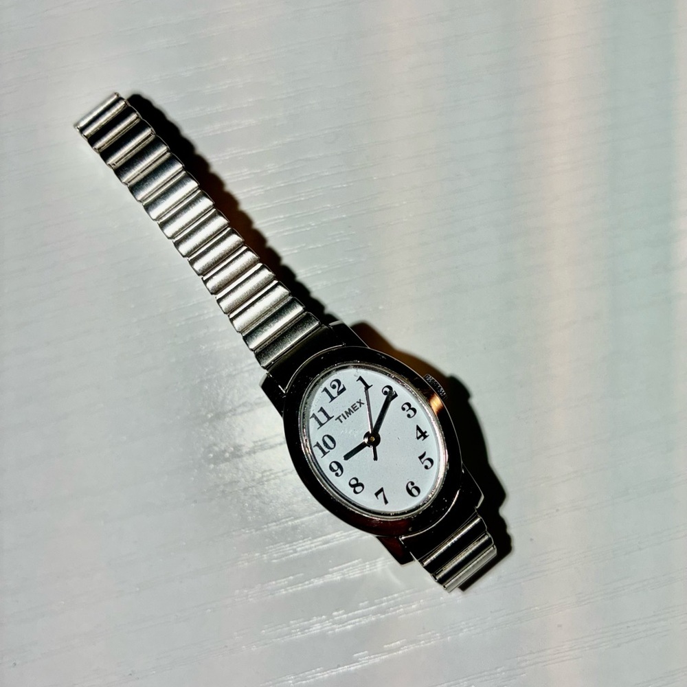 Timex Silver and White Smartwatch